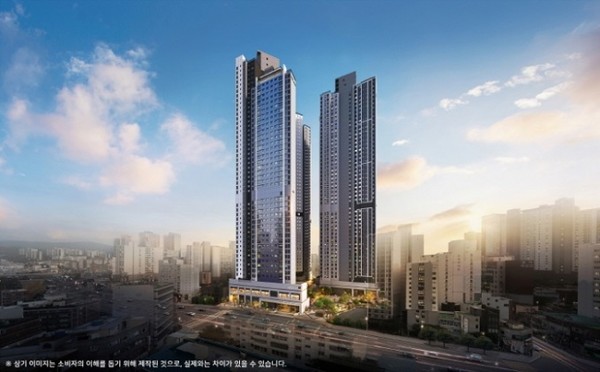 ▲금정산 하늘채 루미엘 투시도