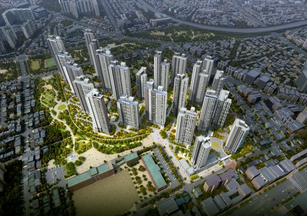 ▲포레나더샵 인천시청역 조감도