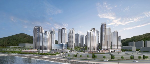 ▲여수소제 중흥S-클래스 우미린 투시도