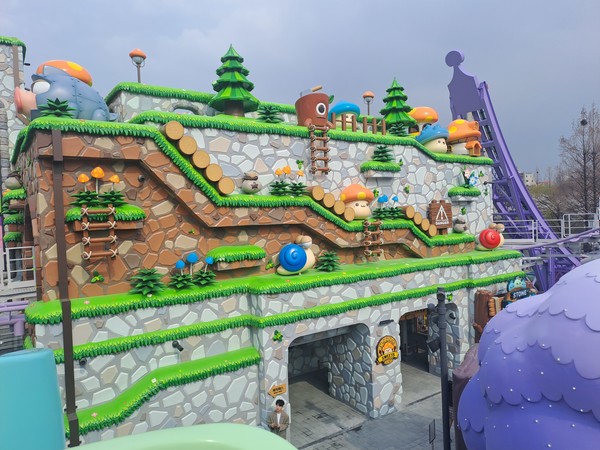 ▲메이플 아일랜드 배경./사진=이승규 기자