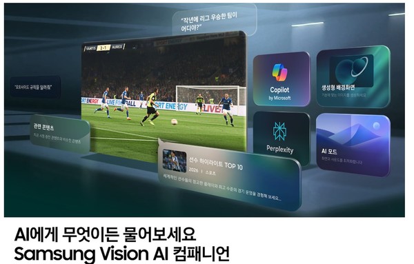 ▲삼성전자에서 새롭게 출시한 2026 Neo QLED의 AI 컴패니언 기능. 